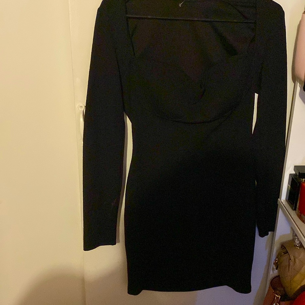 Mini black dress